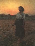 Jules Breton The Song of the Lark Spain oil painting artist